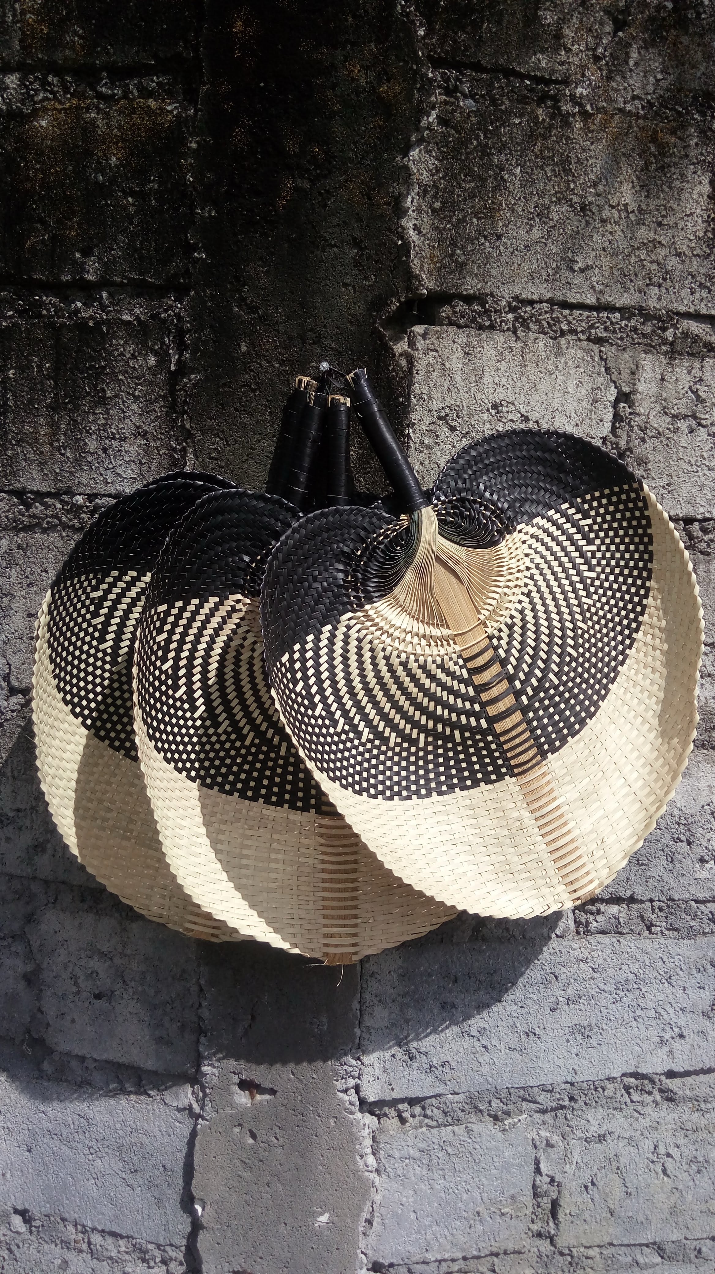Handfan Woven Buri Fan Set of 3