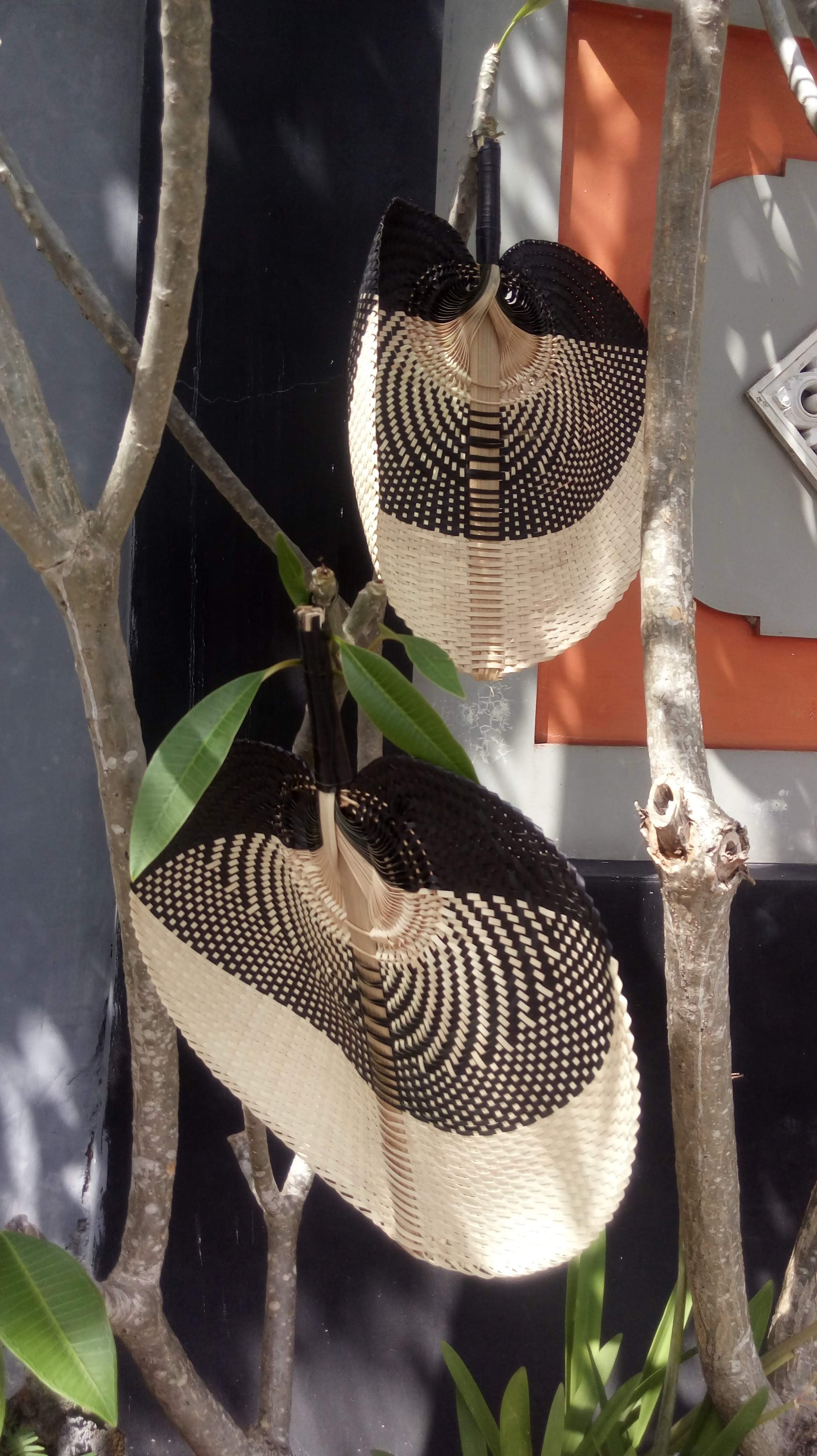 Handfan Woven Buri Fan Set of 3