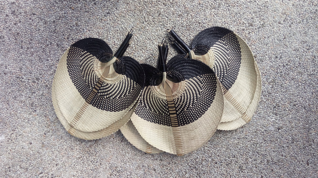 Handfan Woven Buri Fan Set of 3