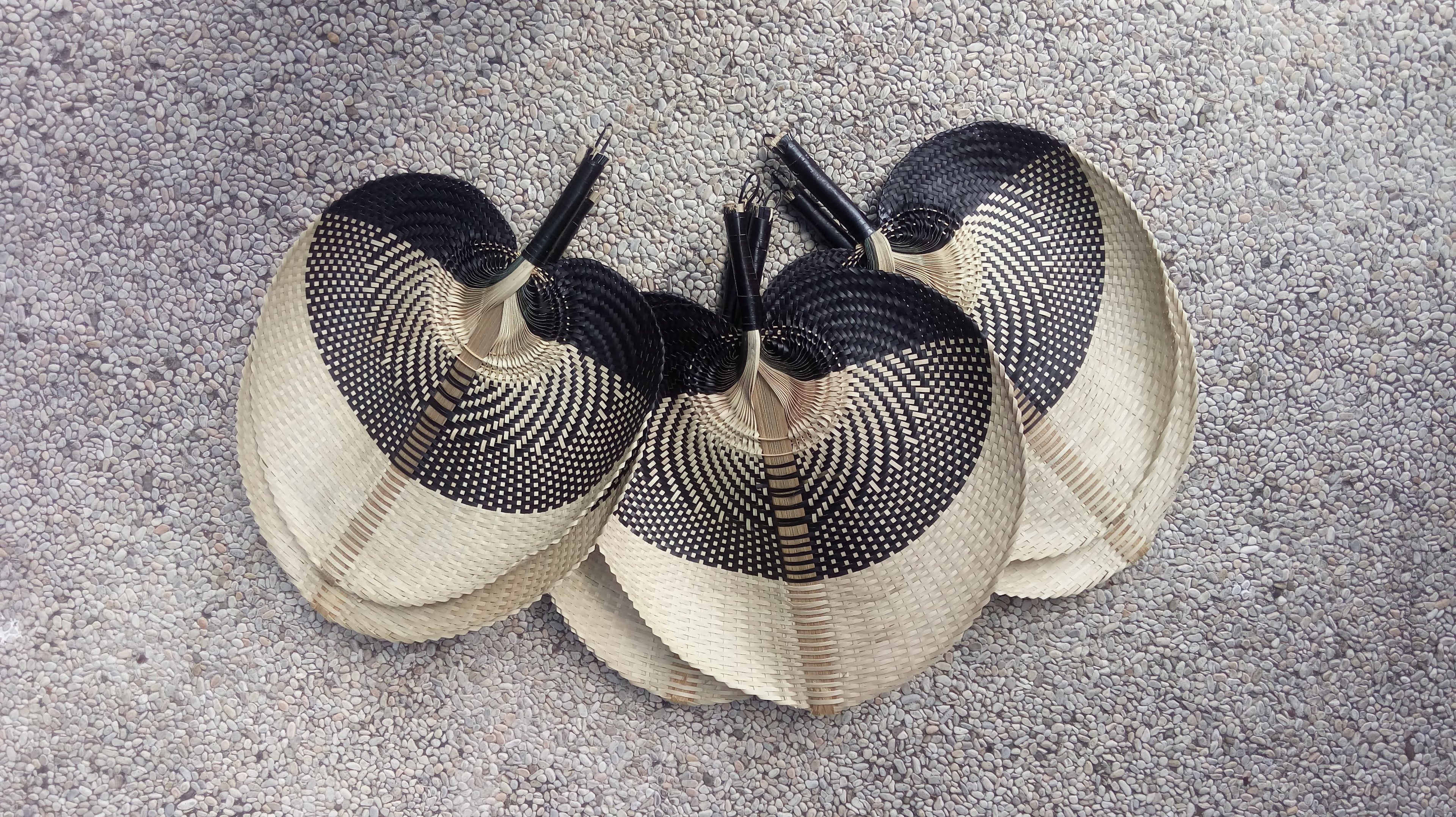 Handfan Woven Buri Fan Set of 3