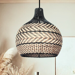 boston rattan pendant light