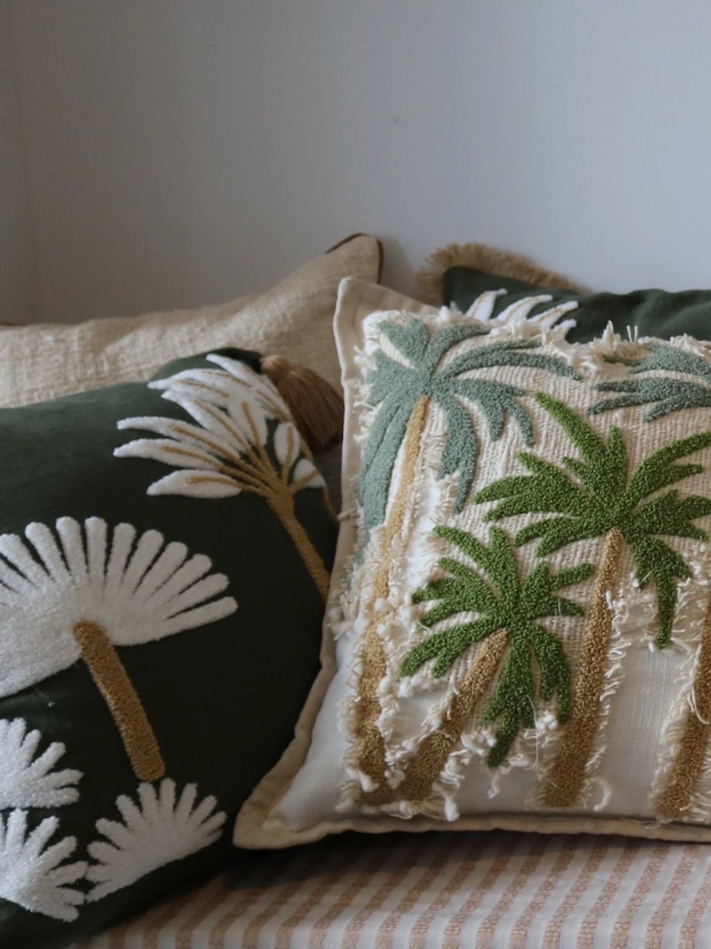 Palm Trees Lumbar Pillow Cover