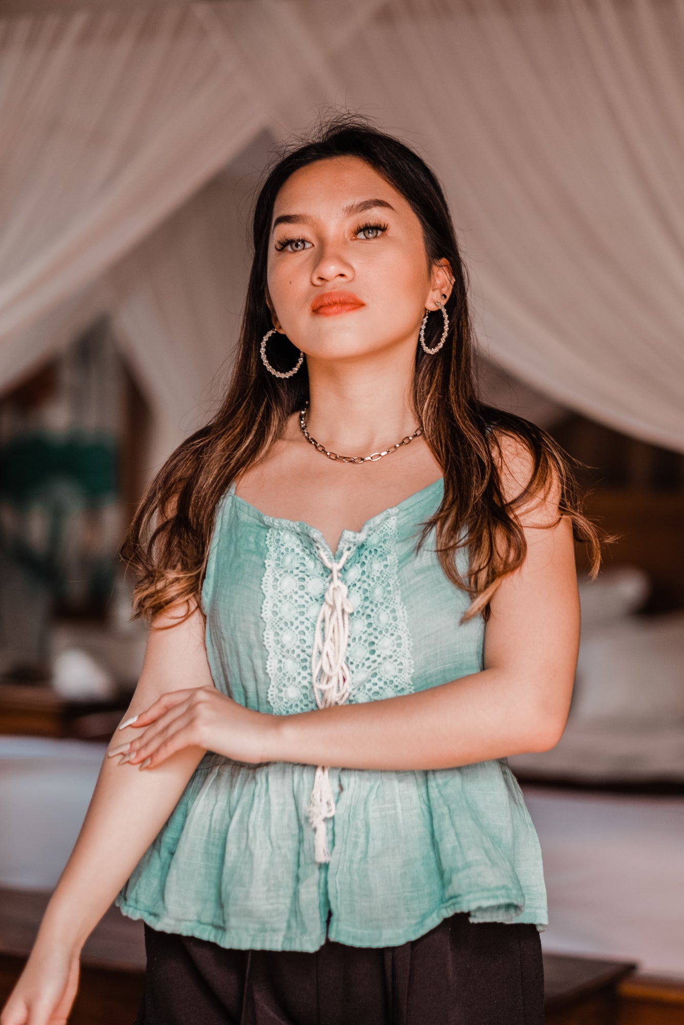Coachella Mint Tank Top