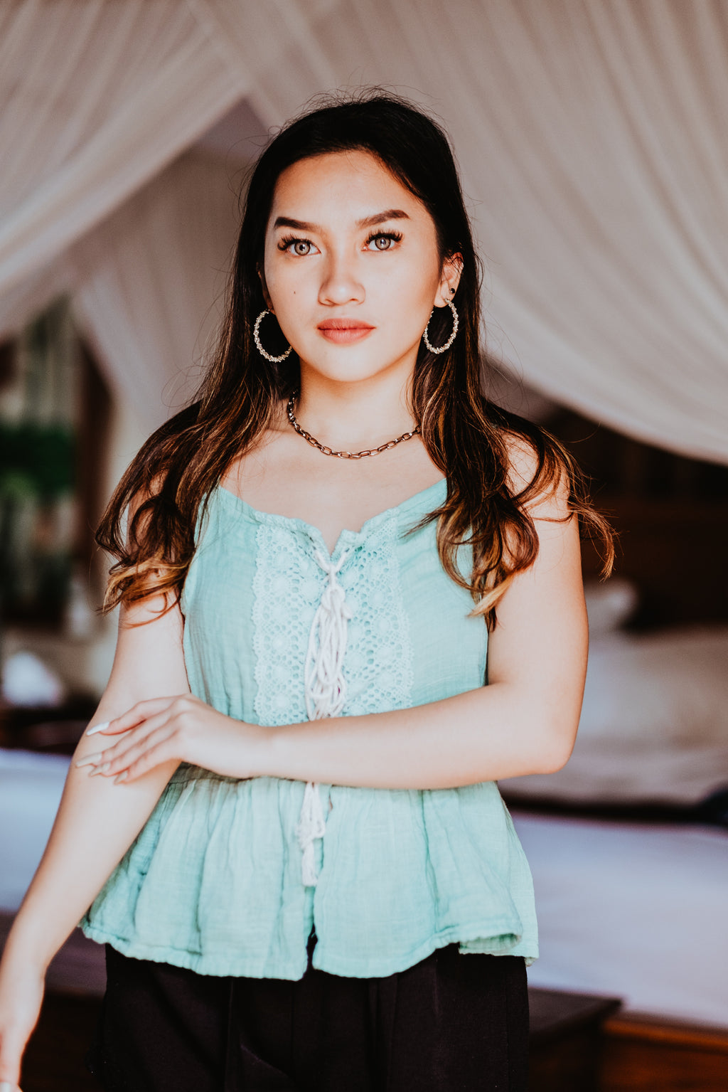 Coachella Mint Tank Top