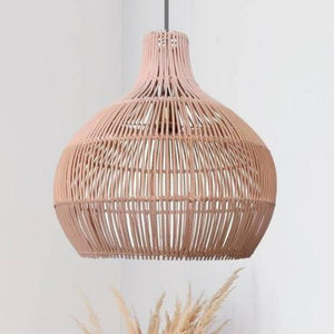 blush pendant light