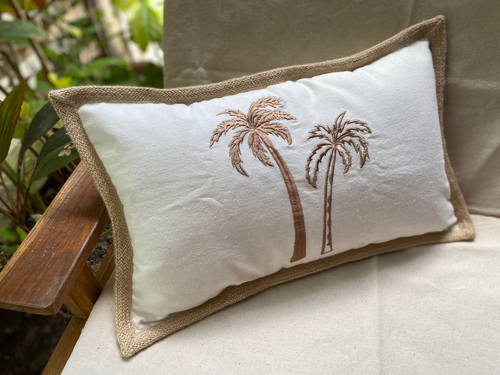 Palm Shores Lumbar Pillow Cover