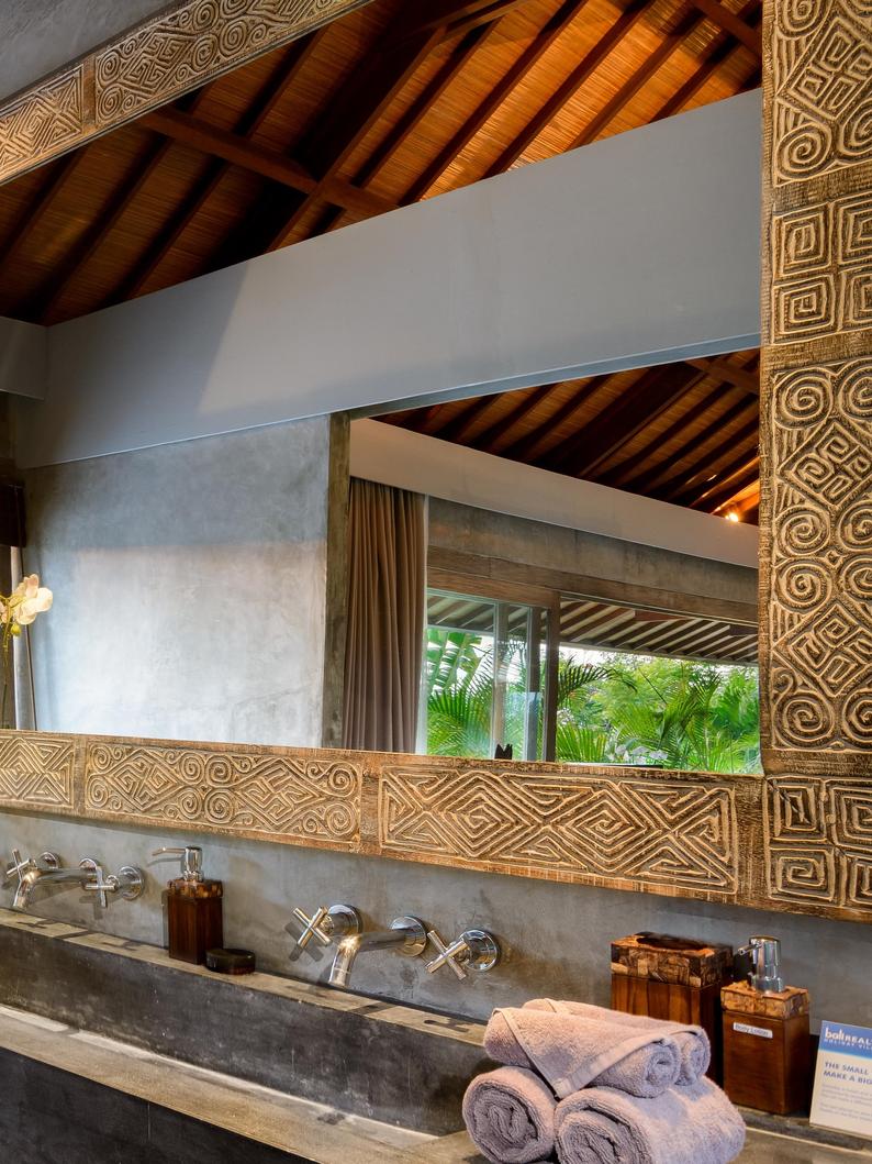 African Tribal Rustic Mirror Frame