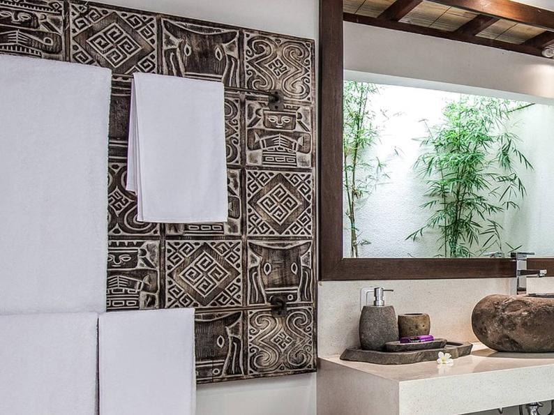 Moroccan Handcarved Wood Panel