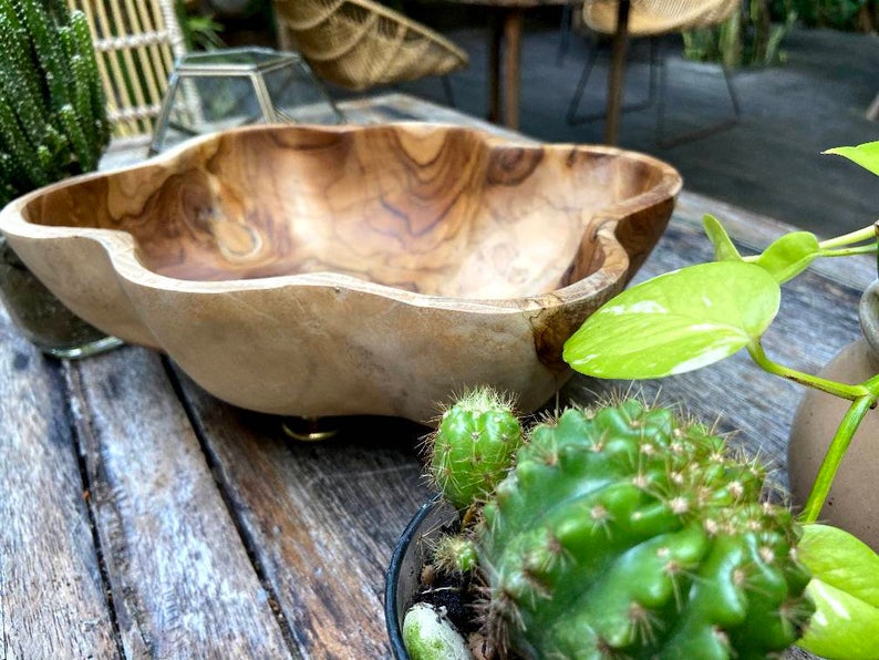 McGee Dough Bowl with Brass Legs