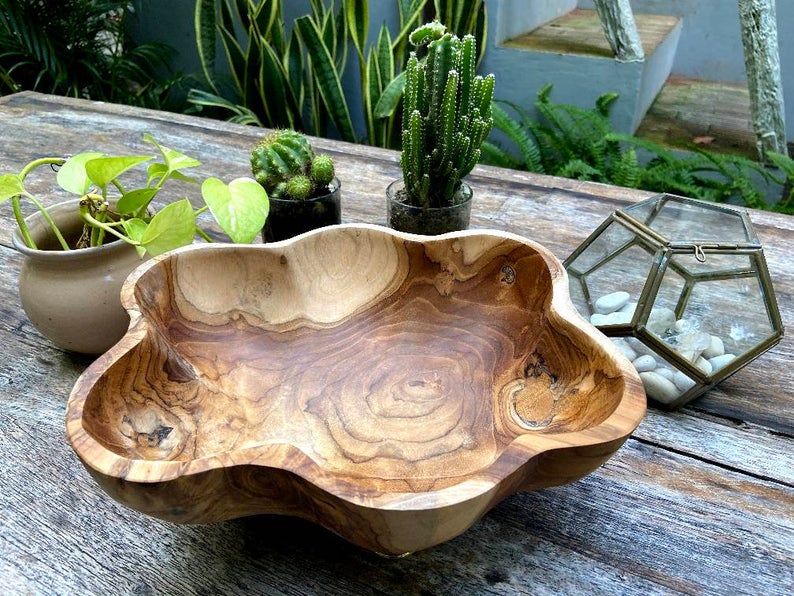 McGee Dough Bowl with Brass Legs