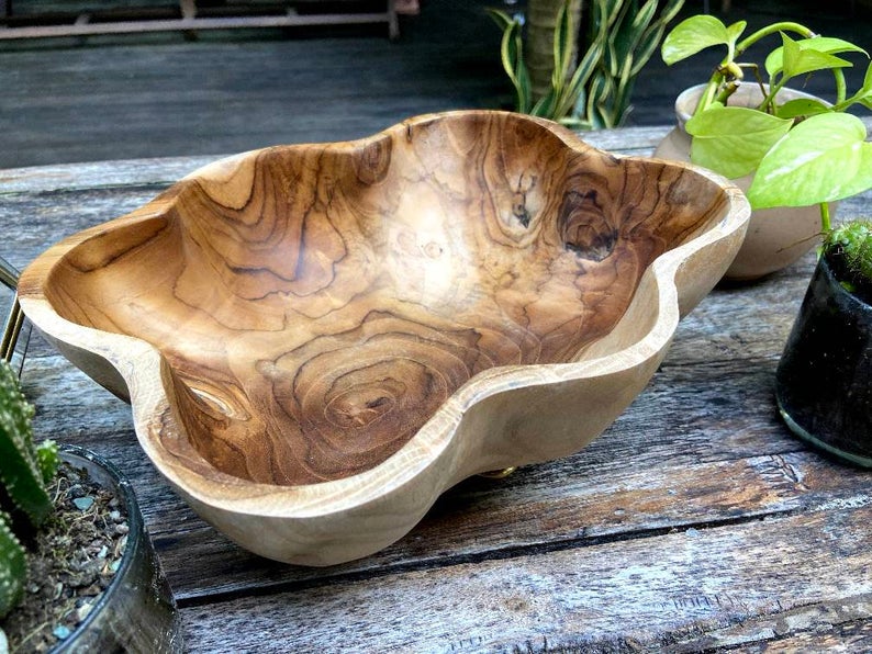McGee Dough Bowl with Brass Legs