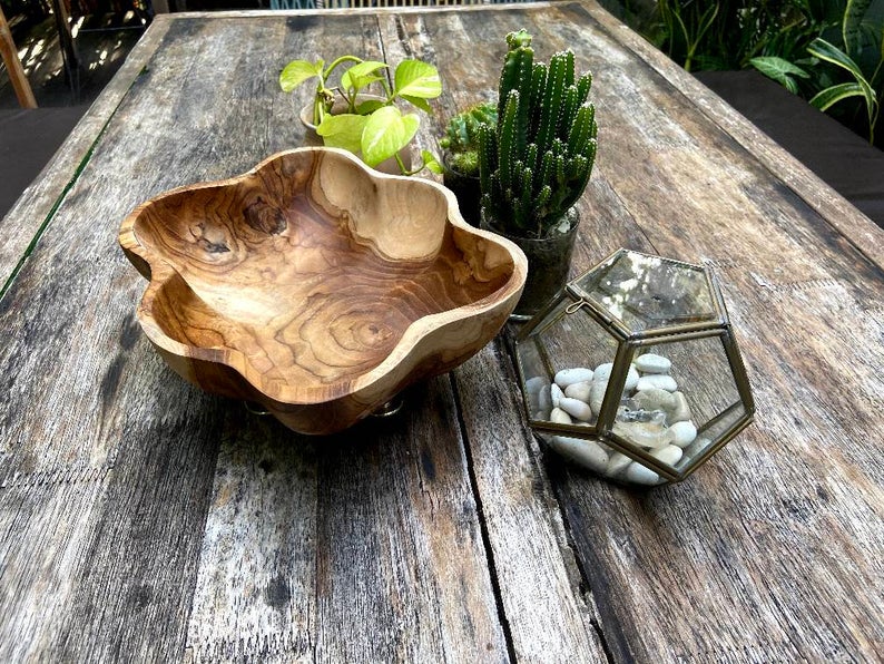McGee Dough Bowl with Brass Legs