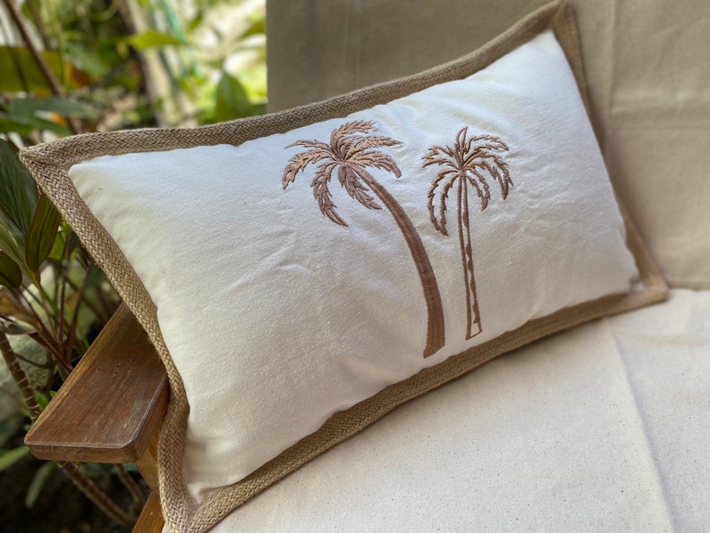 Palm Shores Lumbar Pillow Cover