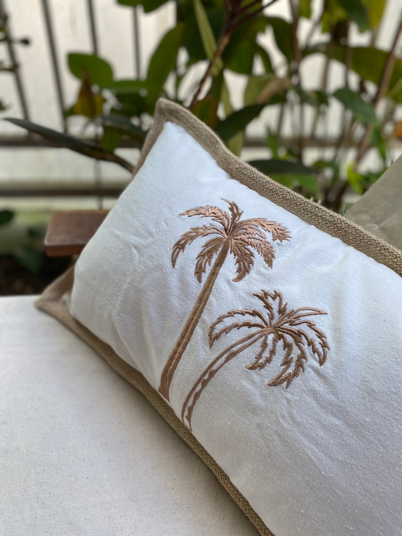 Palm Shores Lumbar Pillow Cover