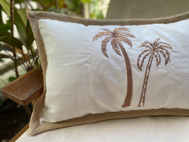 Palm Shores Lumbar Pillow Cover
